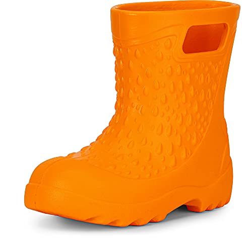 Ladeheid Kinder Mädchen Jungen leichte Eva Gummistiefel Regenstiefel LADW006 (Orange, 22/23 EU) von Ladeheid