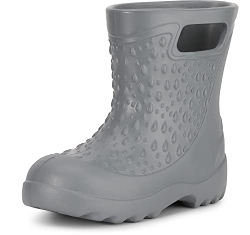 Ladeheid Kinder Mädchen Jungen leichte Eva Gummistiefel Regenstiefel LADW006 (Grau 2183, 28/29 EU) von Ladeheid