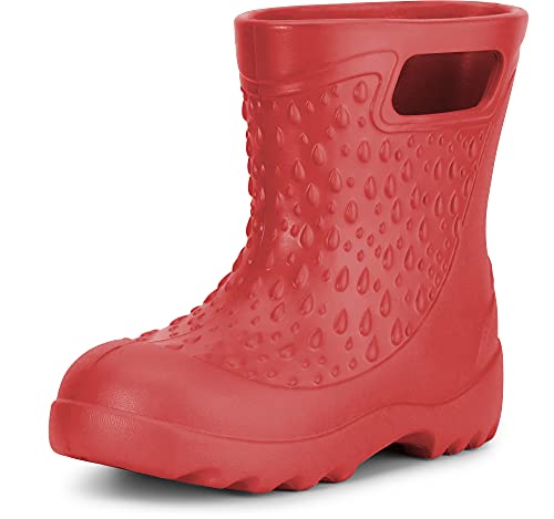 Ladeheid Kinder Mädchen Jungen leichte Eva Gummistiefel Regenstiefel LADW006 (Rot 1841, 24/25 EU) von Ladeheid