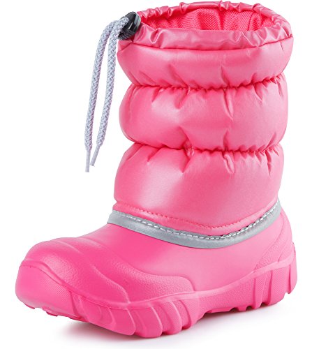 Ladeheid Kinder Mädchen Jungen leichte Eva Schneeschuhe KL053 (Rosa, 23 EU) von Ladeheid