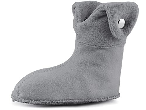 Ladeheid Kinder Wärmende Stiefelsocken für Gummistiefel LA-CA-01 LA-CA-03 LA-CA-04 (Grau, 22/23 EU) von Ladeheid