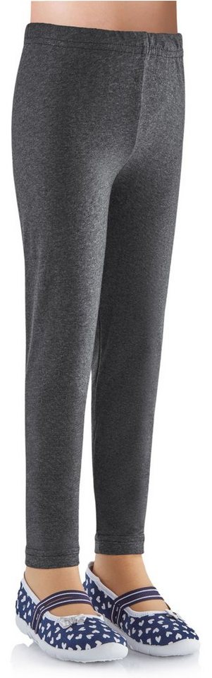 Ladeheid Leggings Mädchen Leggings aus Baumwolle LAMA03 (1-tlg) elastischer Bund von Ladeheid