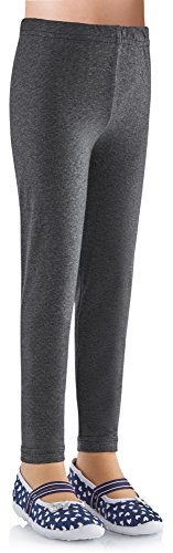 Ladeheid Mädchen Leggings aus Baumwolle LAMA03 (Graphite9, 104-110) von Ladeheid