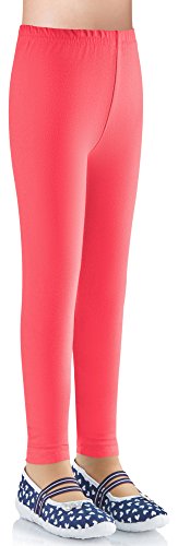 Ladeheid Mädchen Leggings aus Baumwolle LAMA03 (Rosa21, 104-110) von Ladeheid