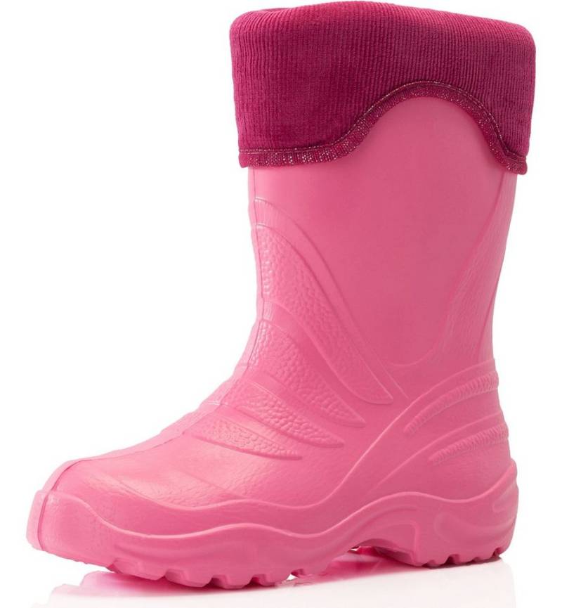 Ladeheid Regenstiefel in verschiedenen Farben LA-861 Gummistiefel Kinder gefüttert und federleicht von Ladeheid