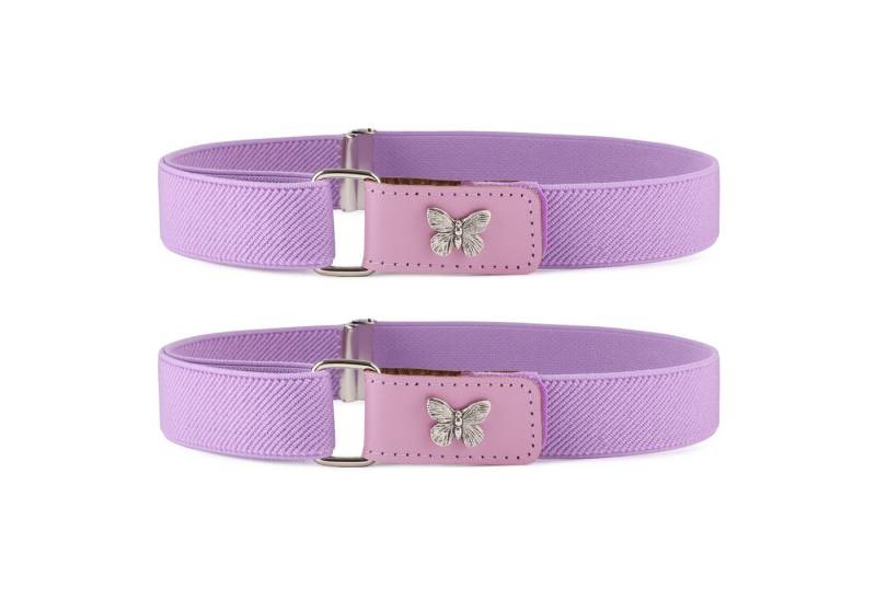 Ladeheid Stoffgürtel 2x Elastischer Kinder Gürtel Elastik-Gürtel 1-6 Jahre 34-65 cm P15-2B (Set, 2-St., 2 Stück) von Ladeheid