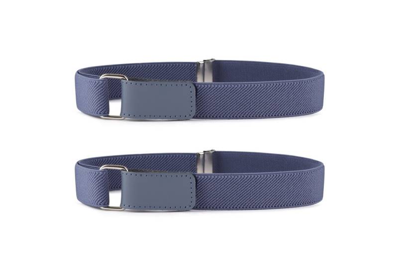 Ladeheid Stoffgürtel 2x Elastischer Kinder Gürtel Elastik-Gürtel 1-6 Jahre 34-65 cm P15-2B (Set, 2-St., 2 Stück) von Ladeheid