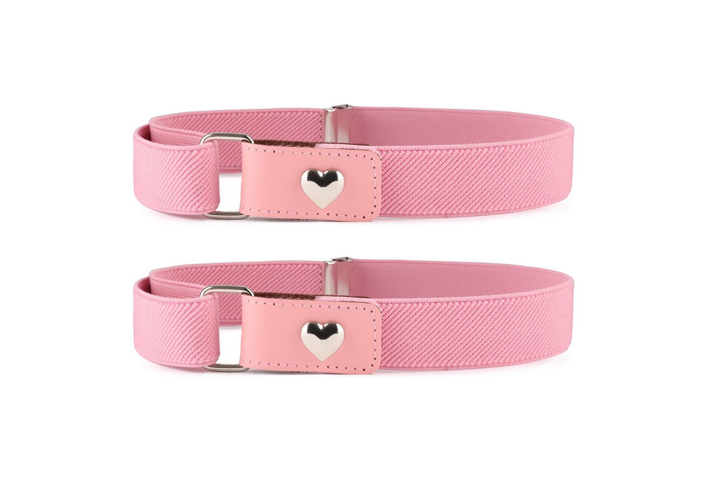 Ladeheid Stoffgürtel 2x Elastischer Kinder Gürtel Elastik-Gürtel 1-6 Jahre 34-65 cm P15-2B (Set, 2-St., 2 Stück) von Ladeheid