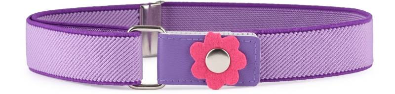Ladeheid Stoffgürtel Mädchen Gürtel Elastik-Gürtel 1-6 Jahre 34-65 cm P15K (1-St) von Ladeheid