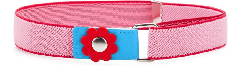 Ladeheid Stoffgürtel Mädchen Gürtel Elastik-Gürtel 1-6 Jahre 34-65 cm P15K (1-St) von Ladeheid