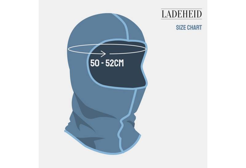 Ladeheid Thermosocken Kinder Jugend Mädchen Sturmhaube Skimaske Thermoaktiv LA-200 von Ladeheid
