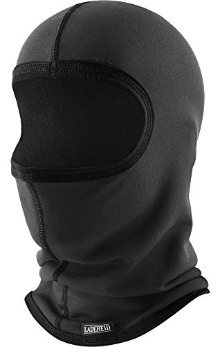 Ladeheid Sturmhaube Winter Skimaske Balaclava Silverplus Thermoaktiv Sturmmaske Motorrad Fahrrad LA-146 (Graphit, XS/S) von Ladeheid