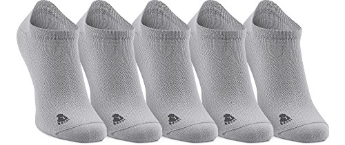 Ladeheid Unisex 5 Pack Sneaker Socken LASS0001 (Hellgrau, 41-43) von Ladeheid