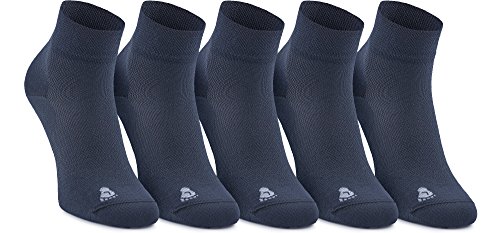 Ladeheid Unisex 5 Pack Socken aus Bambusfasern LASS0004 (Navy, 38-40) von Ladeheid