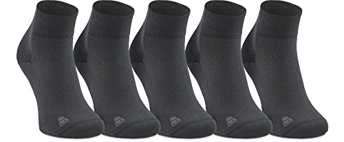 Ladeheid Unisex 5 Pack Socken aus Baumwolle LASS0002 (Graphite, 38-40) von Ladeheid