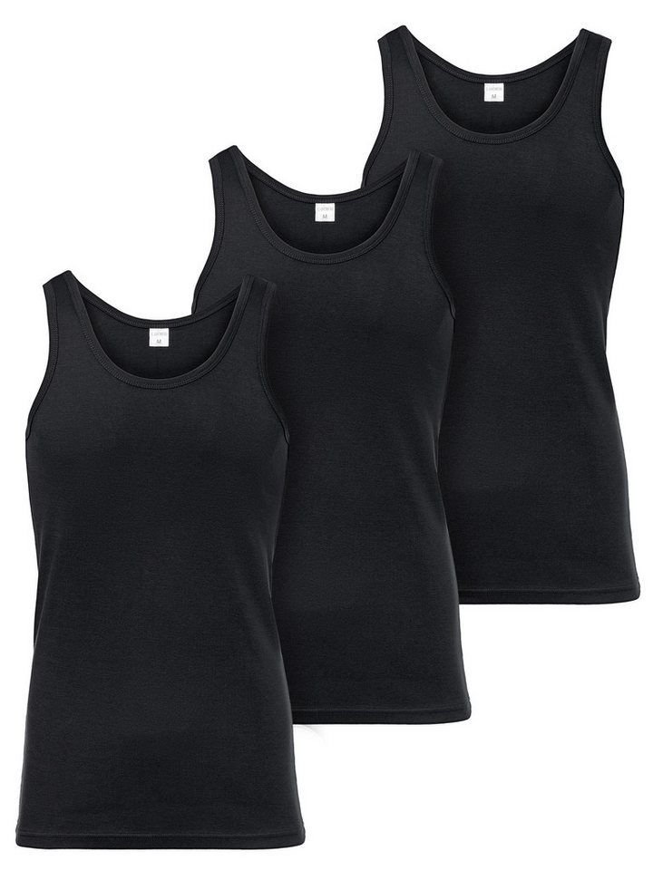 Ladeheid Unterhemd Tanktop Herren Baumwolle Set 3 Stück LA40-258 (Set, 3er-Pack) von Ladeheid