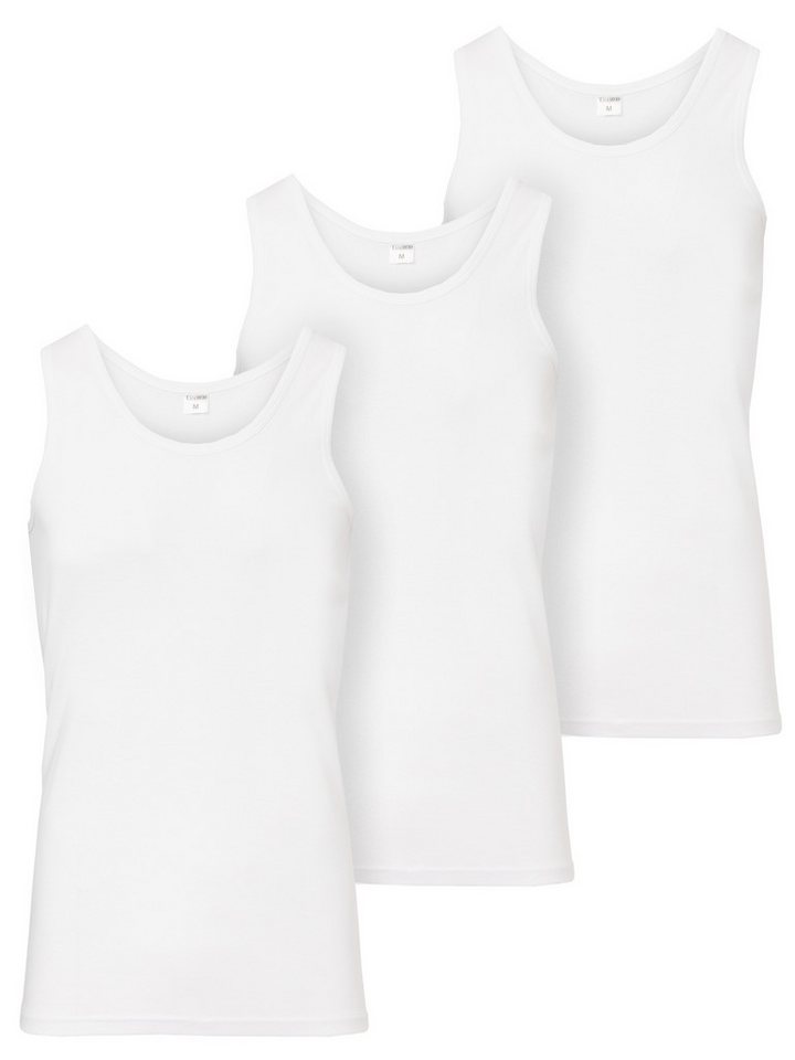 Ladeheid Unterhemd Tanktop Herren Baumwolle Set 3 Stück LA40-258 (Set, 3er-Pack) von Ladeheid