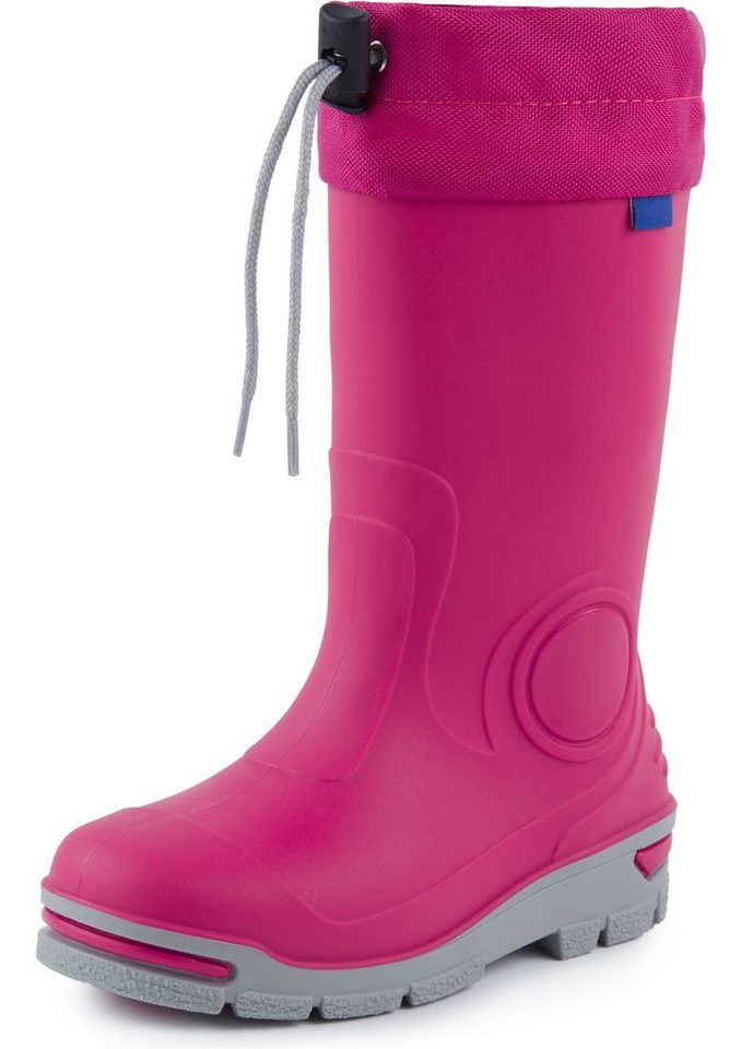 Ladeheid lange Regenschuhe LARB014 Gummistiefel Kinder mit Stulpe zum Festziehen von Ladeheid