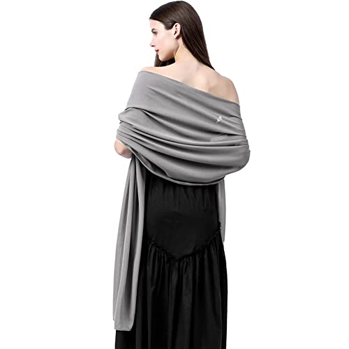 Ladiery Chiffon Schals und Wraps für Abend Party Frauen Plus Größe Braut Hochzeit Schal Leichtgewicht Soft Sheer Stola von Ladiery