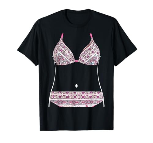 Bikini Figur Tropical Bikini Sommer Traum Körperfigur T-Shirt von Ladies Bikini Bra Funny Body Shape Costume
