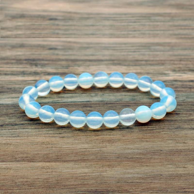 Opalite Armband, Armband 8 Mm, Crystal, Опаlinиtasche, Metaphysical Crystals, Kristalle, Geschenke, Edelsteine, Perlenarmband von LadiesCrystals