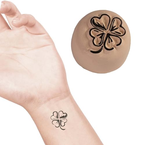 LaDot Temporäre Tattoos – Glückskleeblatt und viele weitere Designs | Sicher einfach anzubringen und ein Spaß für Kinder und Erwachsene von Ladot