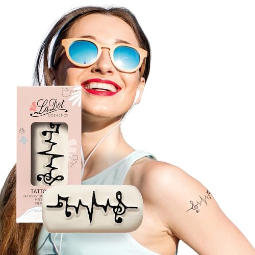 LaDot Temporäre Tattoos – Lebenslinie und viele weitere Designs | Sicher einfach anzubringen und ein Spaß für Kinder und Erwachsene von Ladot
