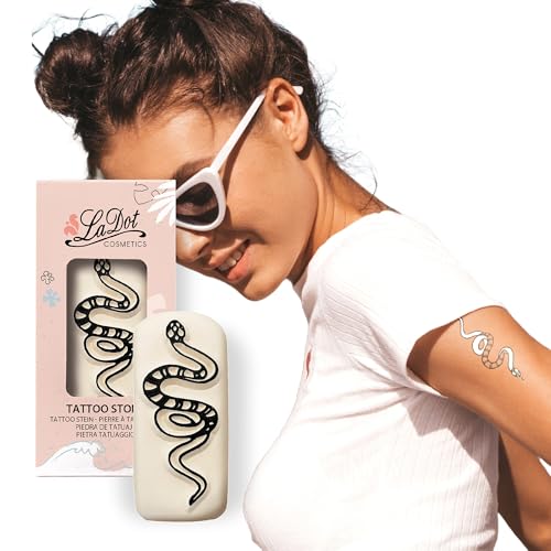 LaDot Temporäre Tattoos – Schlange und viele weitere Designs | Sicher einfach anzubringen und ein Spaß für Kinder und Erwachsene von Ladot