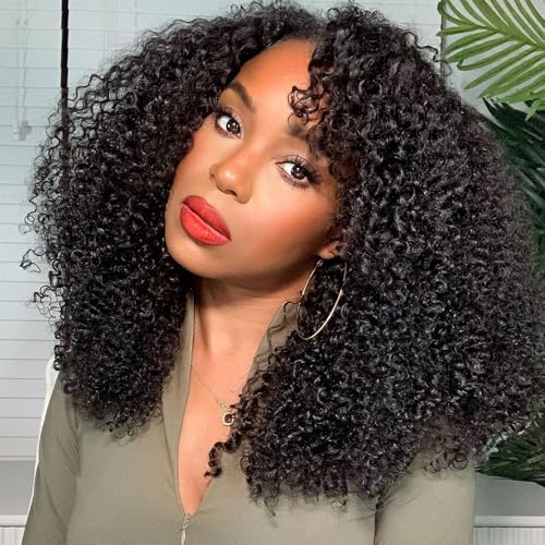 Ladoux Hd 13 x 6 gelockte Frontperücken mit Spitze für Frauen, 12A, brasilianisches Echthaar, 180 % Dichte, vorgezogen, mit Babyhaar, transparente Spitze von Ladoux