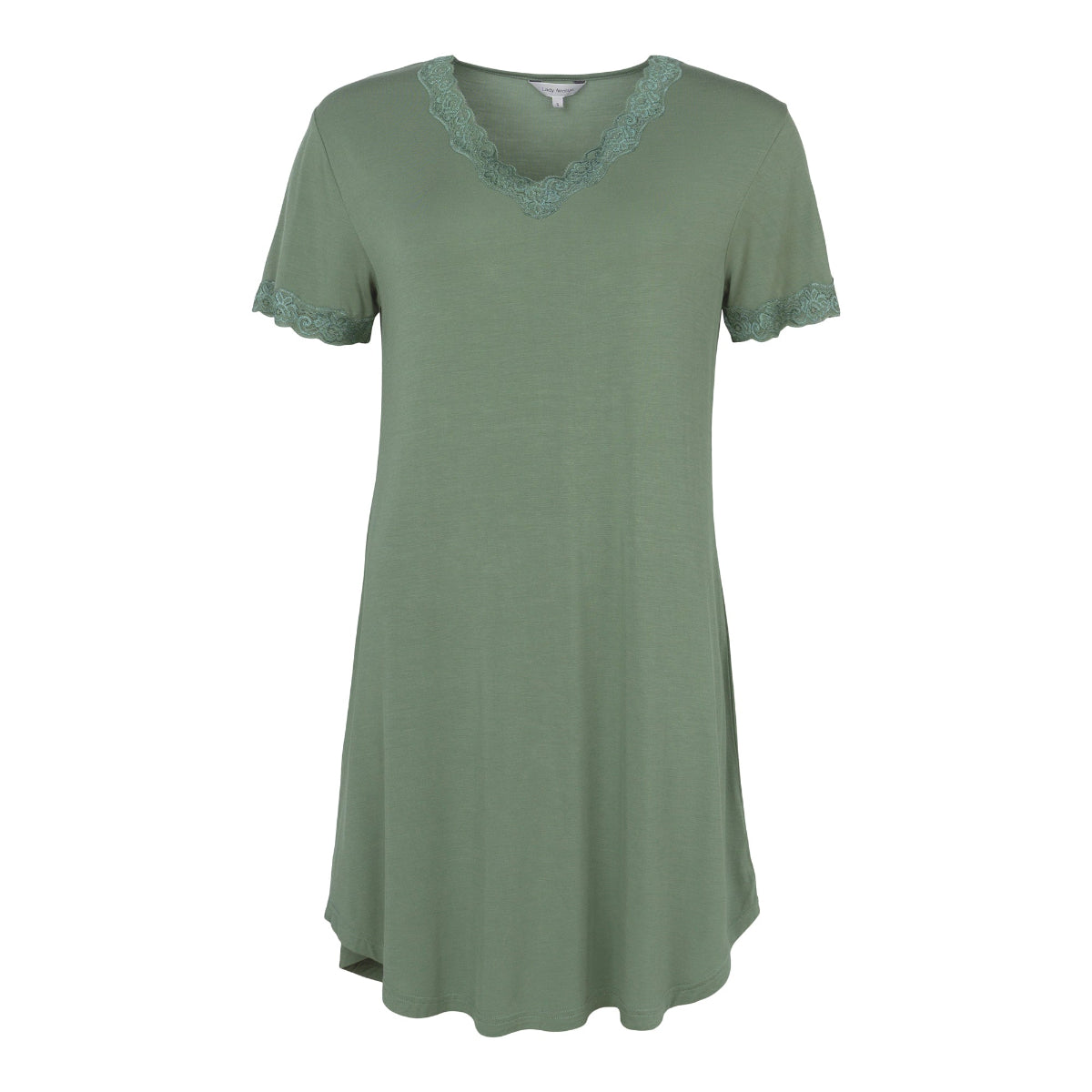 Lady Avenue Bamboo Babydoll, Grün, Größe: M, Damen von Lady Avenue