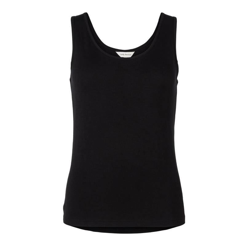Lady Avenue Bamboo Basic Oberteil, Schwarz, Größe: L, Damen von Lady Avenue