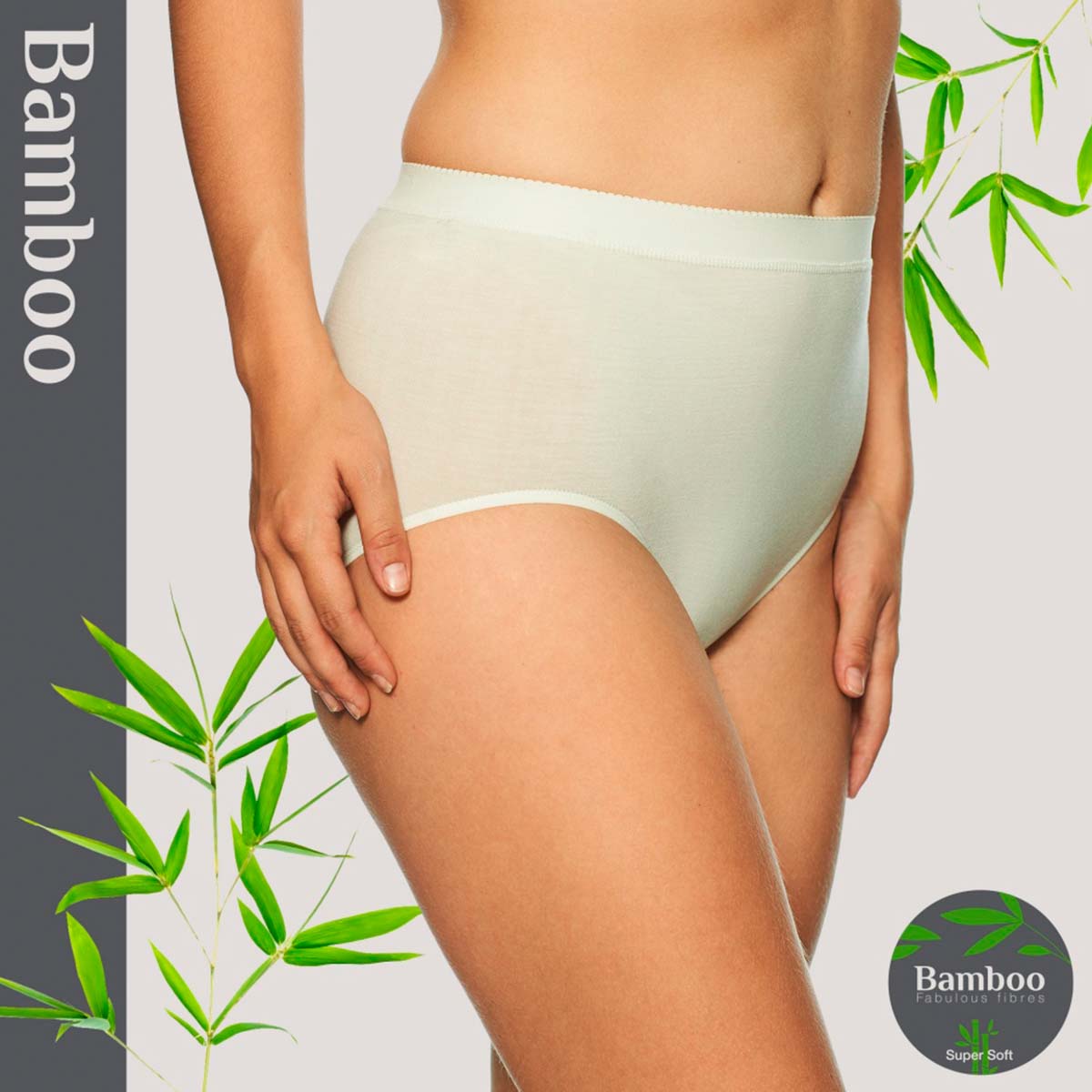 Lady Avenue Bamboo Midi Slip, Weiß, Größe: S, Damen von Lady Avenue