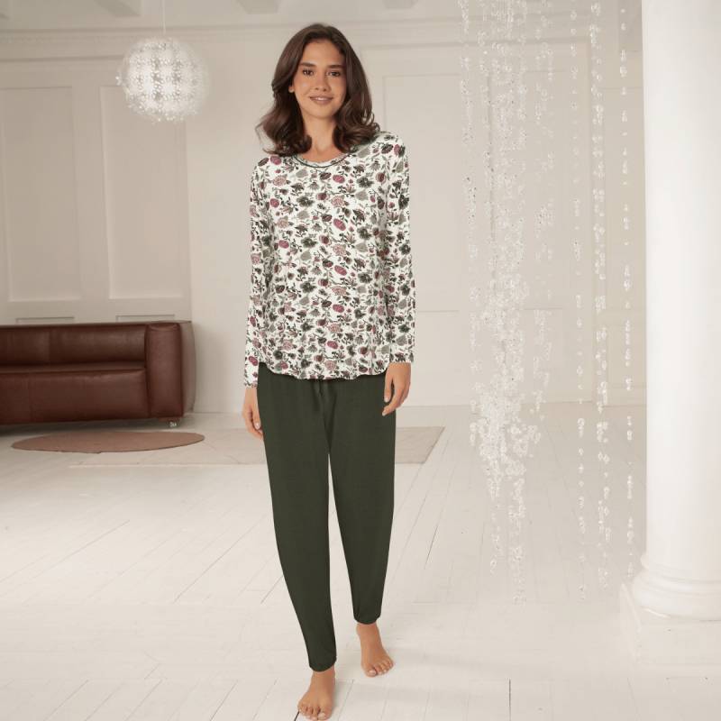 Lady Avenue Bamboo Pyjamas, Multi, Größe: L, Damen von Lady Avenue