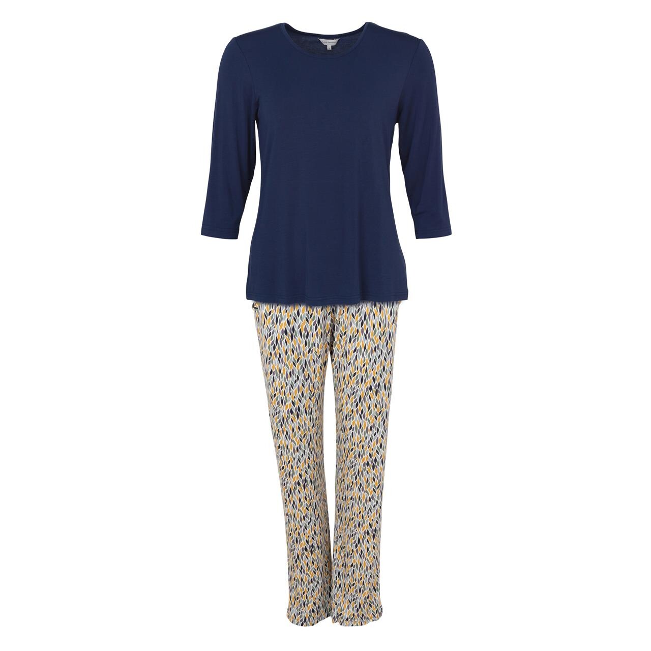 Lady Avenue Bamboo Pyjamas, Farbe: Blau, Größe: S, Damen von Lady Avenue