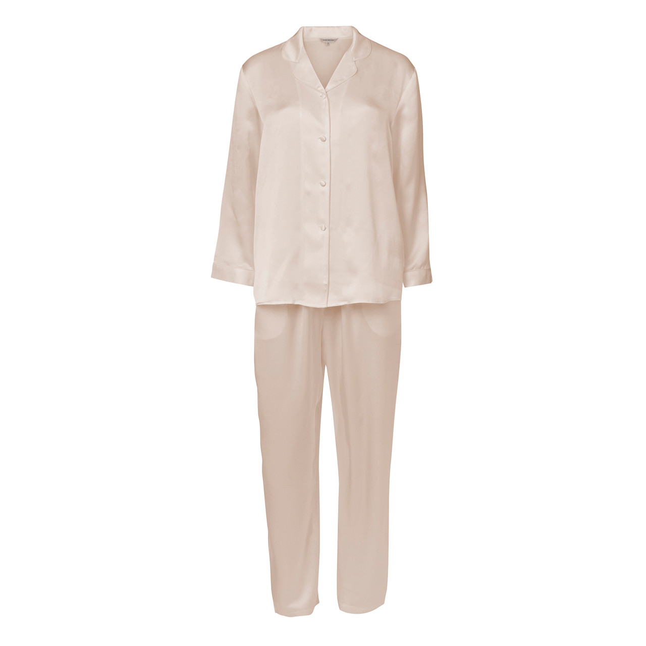 Lady Avenue Pure Silk Pyjamas, Farbe: Grau, Größe: M, Damen von Lady Avenue