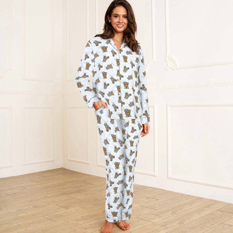 Lady Avenue  Pyjamas, Multi, Größe: L, Damen Lady Avenue  Pyjamas, Multi, Größe: L, Damen von Lady Avenue