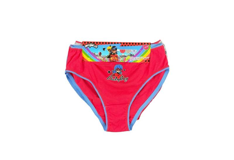 Lady Bug Panty 3er Pack Kinder Unterhose Mädchen Unterwäsche Slips Gr. 122/128 (3er-Pack) von Lady Bug
