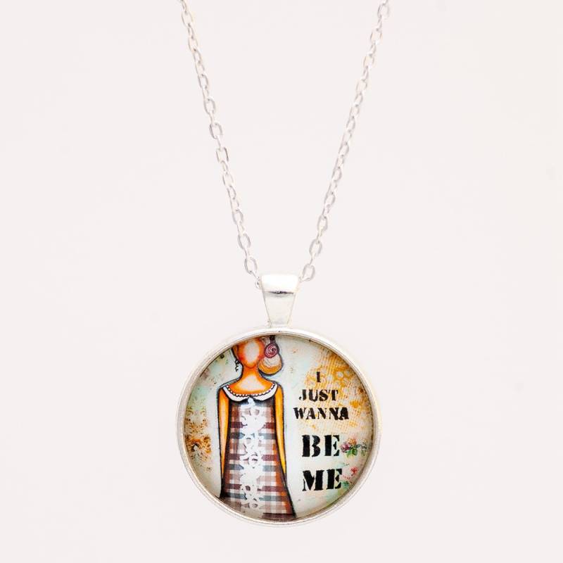 Inspirierende Halskette Für Frauen - Selbst Liebe Sein Wunderliche Mixed-Media-Kunst Beste Freundin Geschenke Kunst-Kette Inspirierende Halskette Für Frauen - Selbst Liebe Sein Wunderliche Mixed-Media-Kunst Beste Freundin Geschenke Kunst-Kette von LadyArtTalk