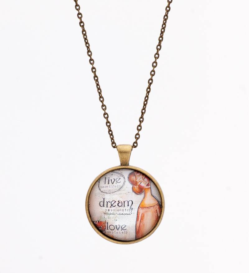 Inspirierende Halskette - Schmuck Mit Bedeutung Skurrilen Handgemachte Geschenk Für Frauen Beste Freundin Schwester Inspirierende Halskette - Schmuck Mit Bedeutung Skurrilen Handgemachte Geschenk Für Frauen Beste Freundin Schwester von LadyArtTalk