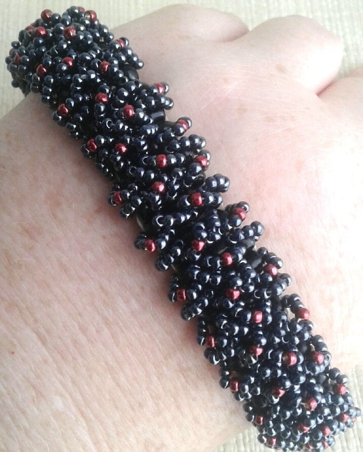 Lawna Armband, Rotguss Ember Lawna Armband, Rotguss Ember von LadyBeadall