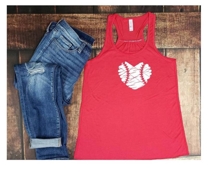 Baseball Love Tank von LadyBirdCustoms