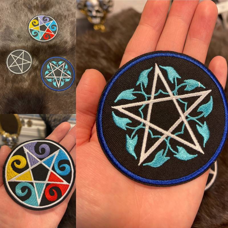 Pentagramm Aufnäher von LadyJadesEmporium
