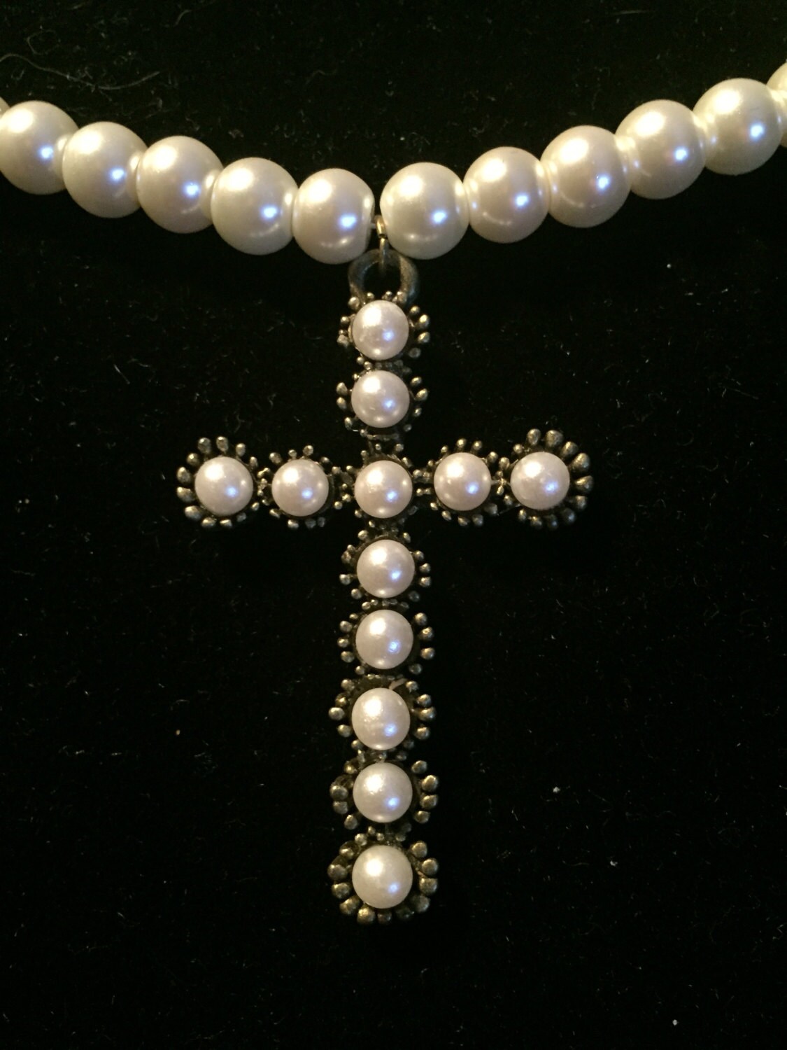 Perlenkreuz Im Regency-stil Perlenkreuz Im Regency-stil von LadyJadesEmporium
