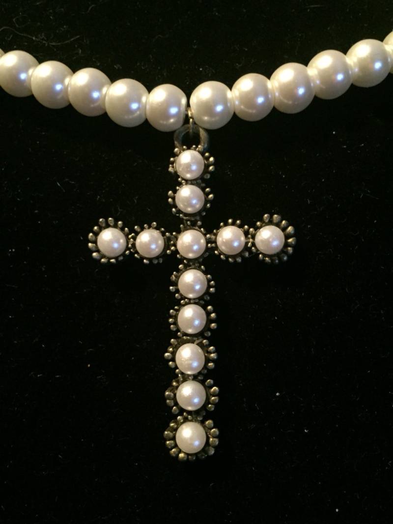 Perlenkreuz Im Regency-stil von LadyJadesEmporium