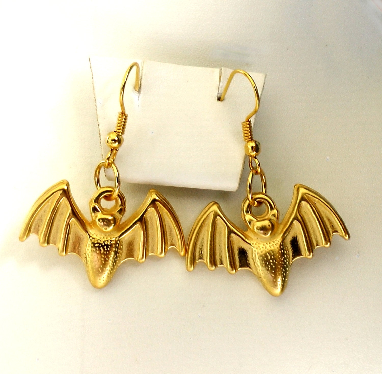 Halloween Ohrringe, Fledermaus Schmuck von LadyLiJewellery