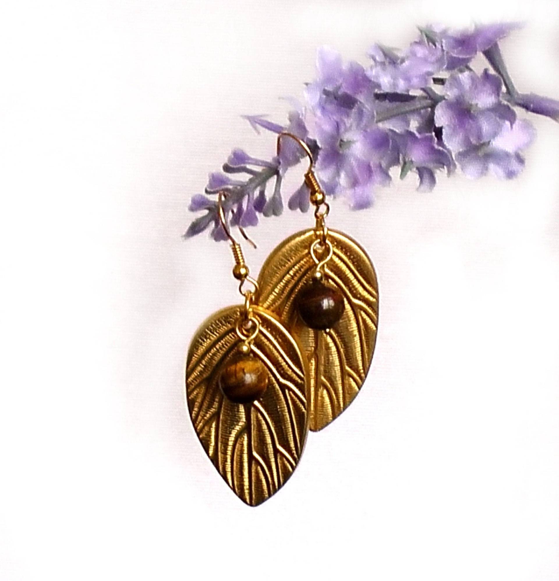 Tiger Auge Ohrringen von LadyLiJewellery