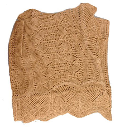 LadyMYP© Strickjacke, Elegantes Lochmuster, lässige Passform (Curry-Beige) von LadyMYP