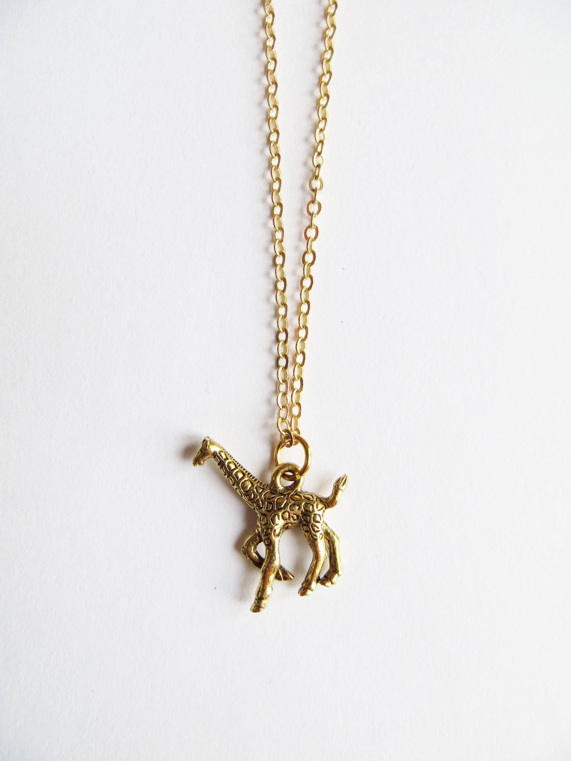 Giraffe Halskette, Tier Schmuck, Wildes Tier, Zoo, Afrika, Charme Giraffe Halskette, Tier Schmuck, Wildes Tier, Zoo, Afrika, Charme von LadyMangoJewellery