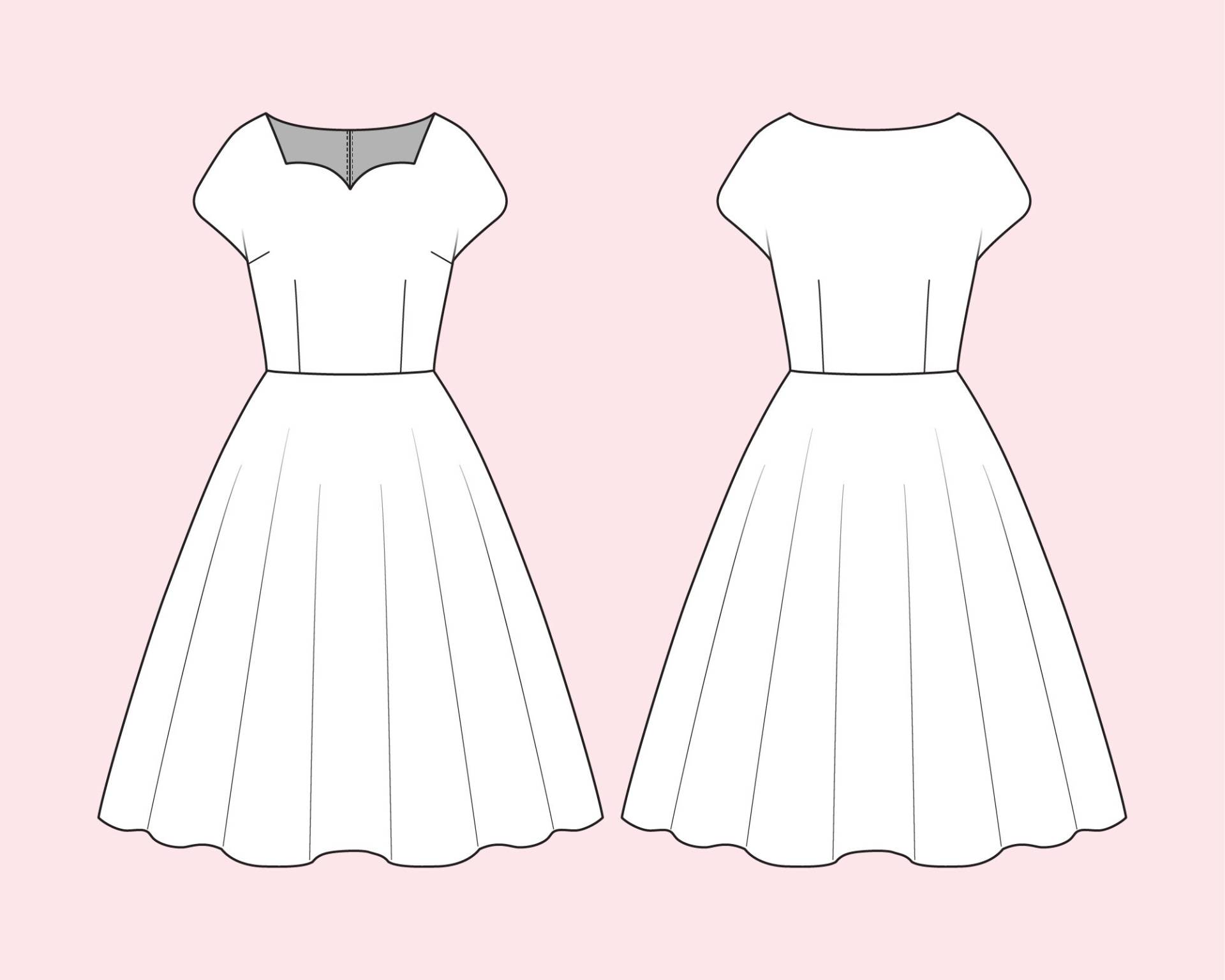 Callie Kleid Auf Bestellung Kleid Nach Maß Pick A Fabric Vintage Brautkleid Partykleid Prom Plus Size Kleidung von LadyMayraClothing