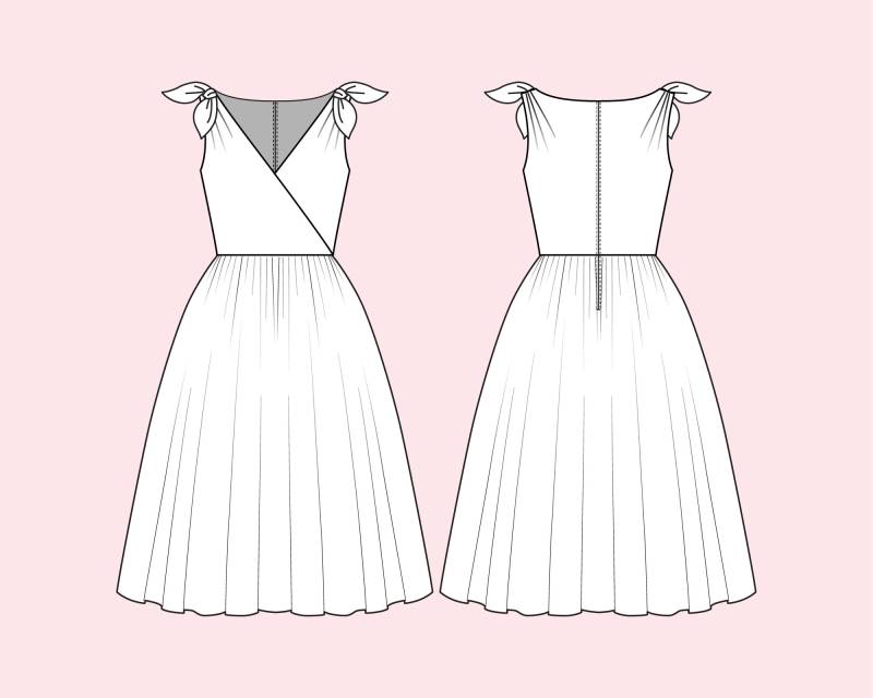 Josie Kleid Auf Bestellung Kleid Nach Maß Wähle Deinen Stoff Vintage Brautkleid Partykleid Prom Plus Size Kleidung von LadyMayraClothing